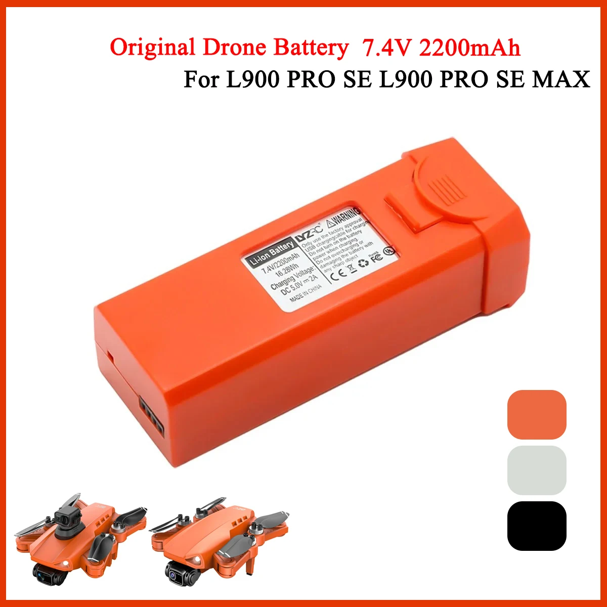 Drone Battery Li-Ion - แบตเตอรี่ L900 Pro SE MAX โดรน7.4V