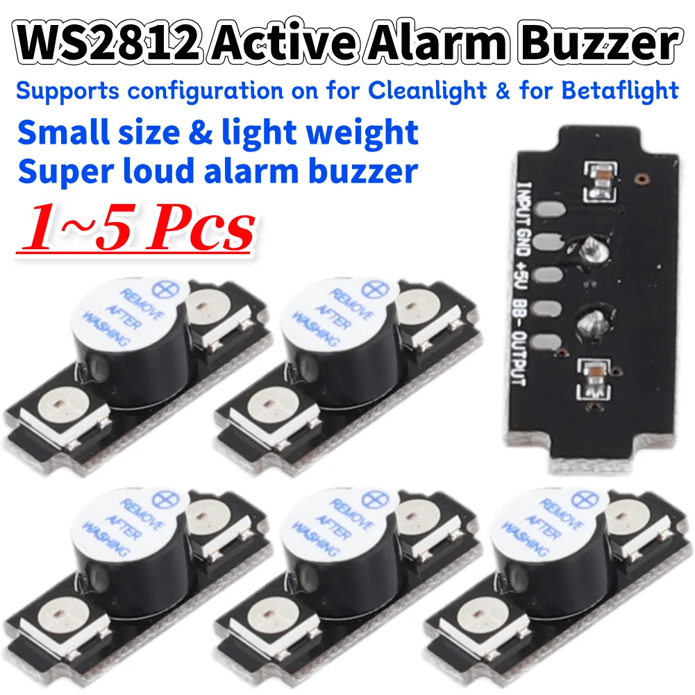 Drone Battery Alarm - WS2812 บัซเซอร์เตือนภัยแบบแอคทีฟ ไฟ LED RGB สีสันสดใส