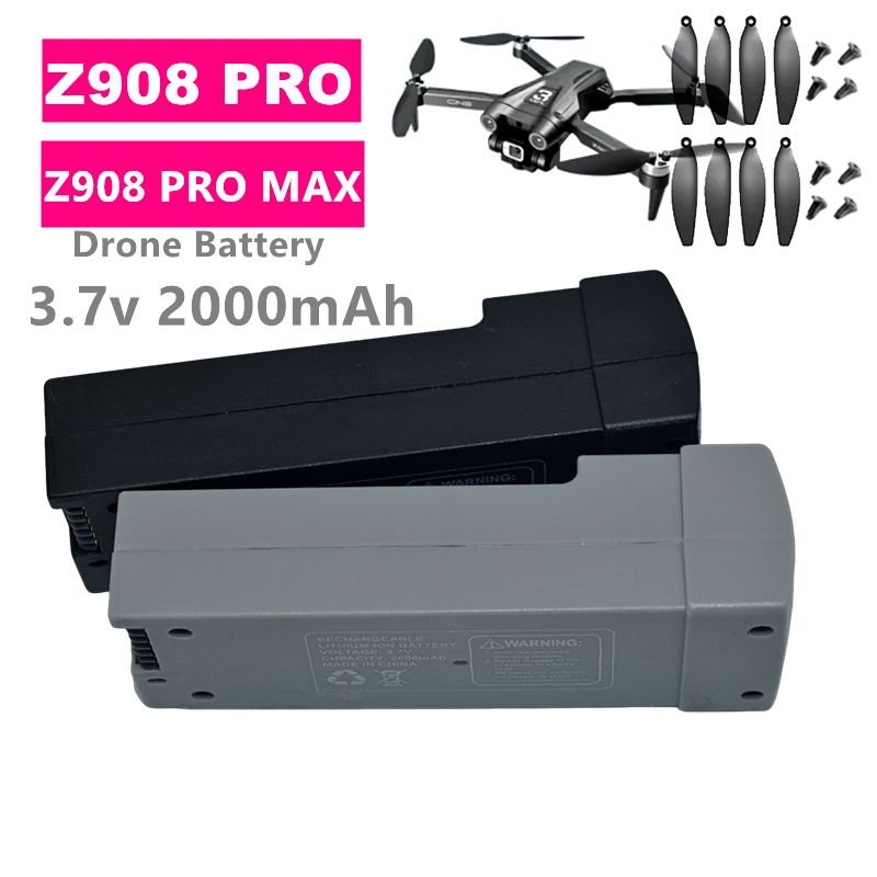 Drone Battery Plate - แบตเตอรี่โดรน Z908 PRO 3.7v 2000mah สำหรับ