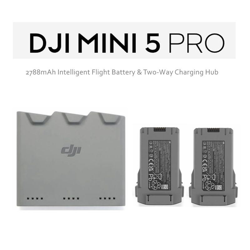 Drone Battery Li-Ion - แบตเตอรี่โดรน DJI ของแท้ 2788mAh พร้อมแท่นชาร์จแบบสองทาง สำหรับ
