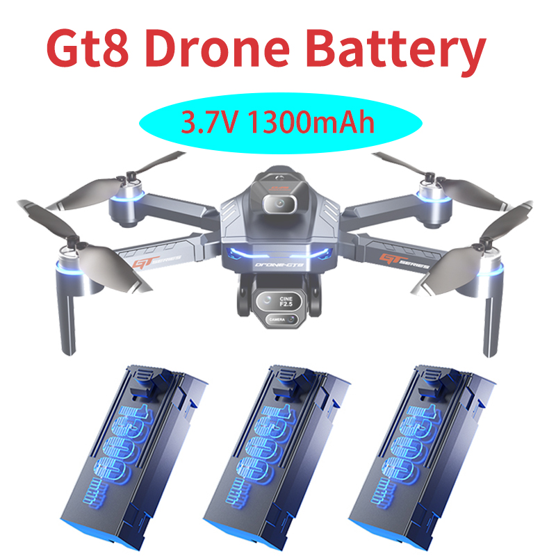 ต้นฉบับ 3.7V 1300mAh GT8 Drone - Drone Battery Li-Ion บทวิจารณ์และราคา