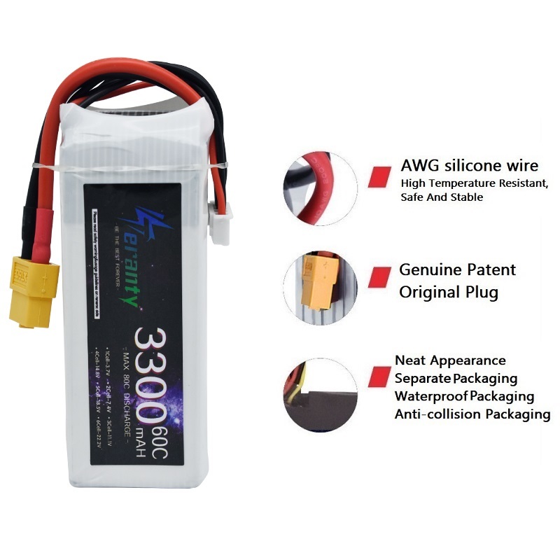 Lipo แบตเตอรี่แบบชาร์จไฟได้4S  - Drone Battery 4S บทวิจารณ์และราคา