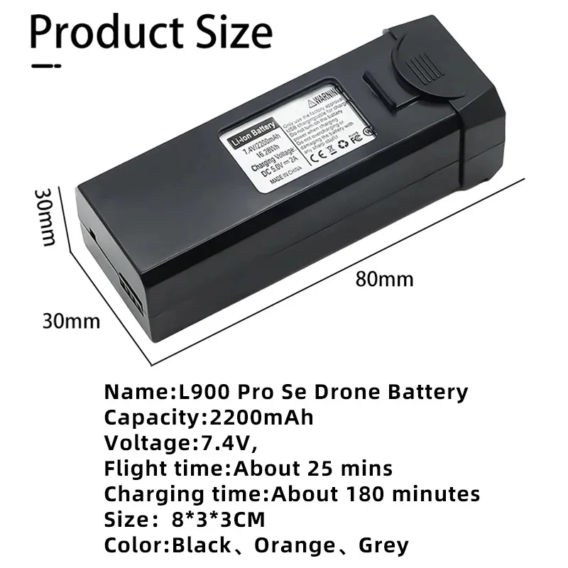 แบตเตอรี่ L900 Pro SE MAX โดรน - Drone Battery Li-Ion บทวิจารณ์และราคา