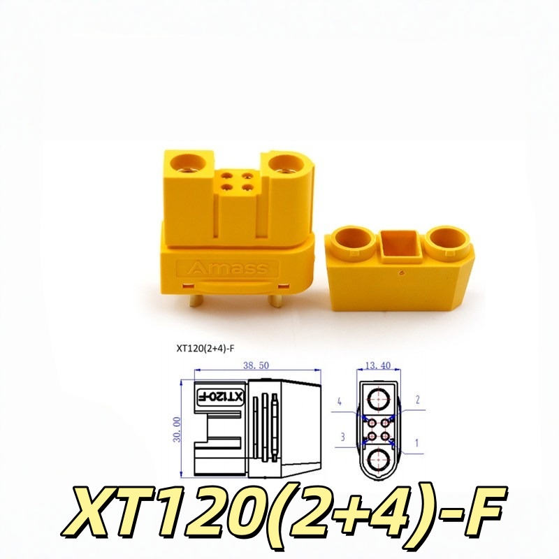ขั้วต่อ Amass Original XT120(2 - Drone Battery High Voltage บทวิจารณ์และราคา