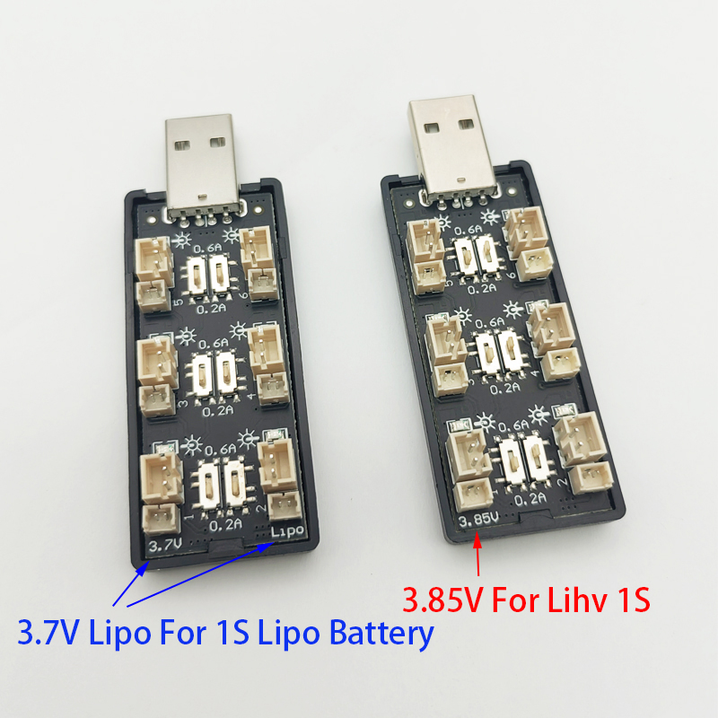 6CH USB 1S LiPo/LiHv 3.7 V/4.2 - Drone Battery Balance Charger บทวิจารณ์และราคา