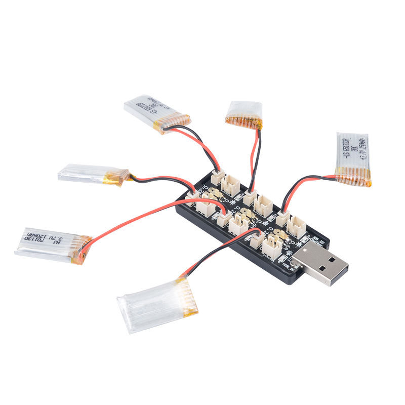 6CH USB 1S LiPo/LiHv 3.7 V/4.2 - Drone Battery Balance Charger บทวิจารณ์และราคา