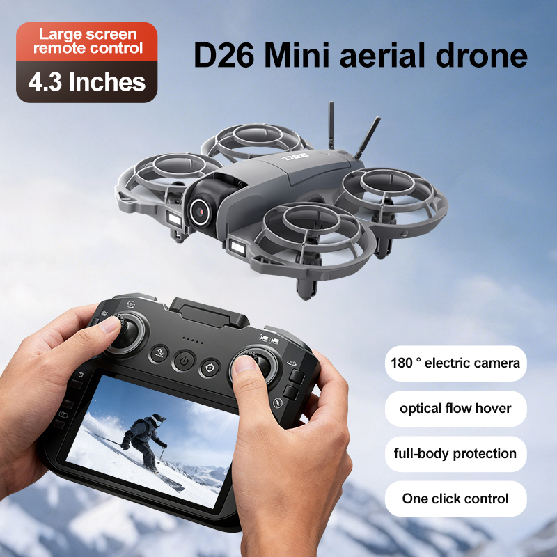 โดรน D26 4K ถ่ายภาพทางอากาศ HD - Drone Battery Case บทวิจารณ์และราคา