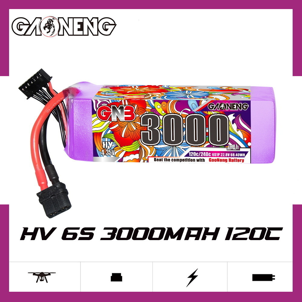 แบตเตอรี่ลิโพ GNB 6S 22.8V 300 - Drone Battery 6S บทวิจารณ์และราคา
